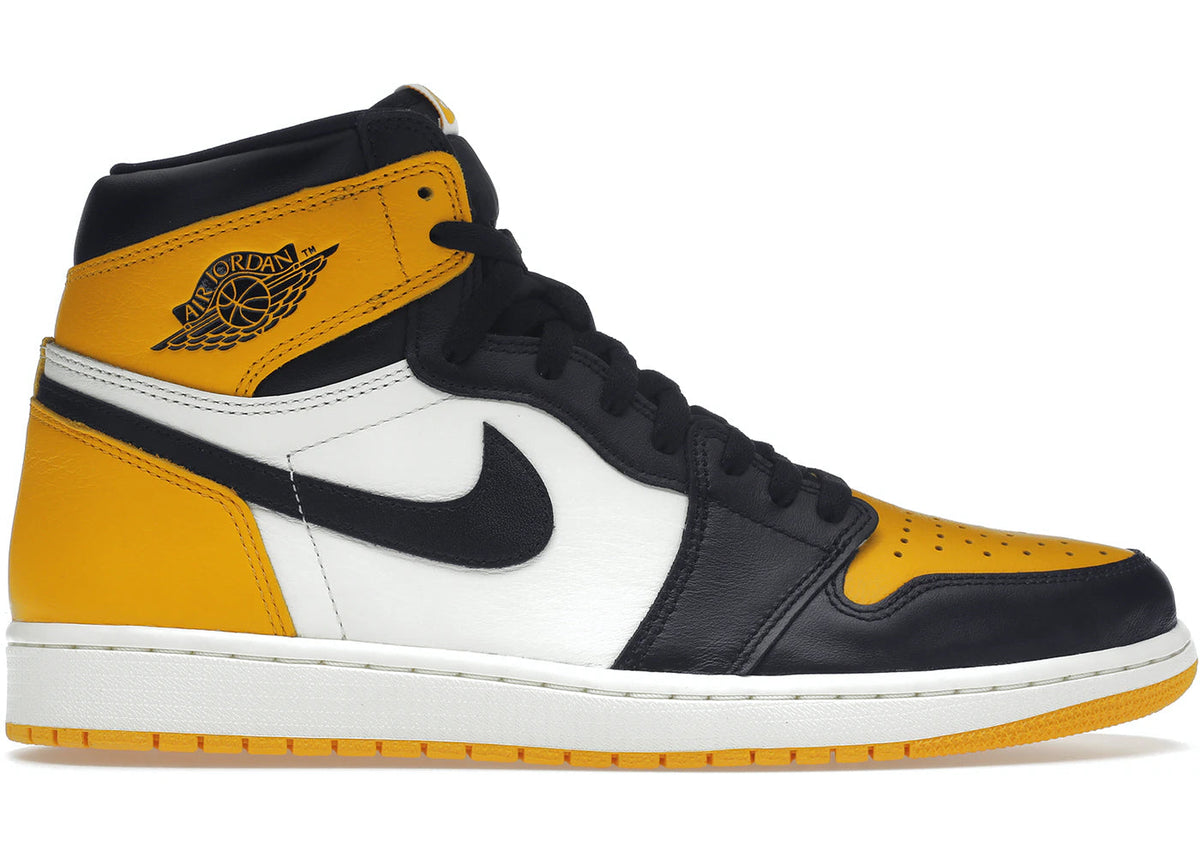 Nike Jordan 1 Retro High Taxi Yellow Toe