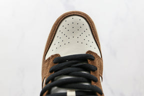 Nike SB Dunk Low White Black Trail End Brown