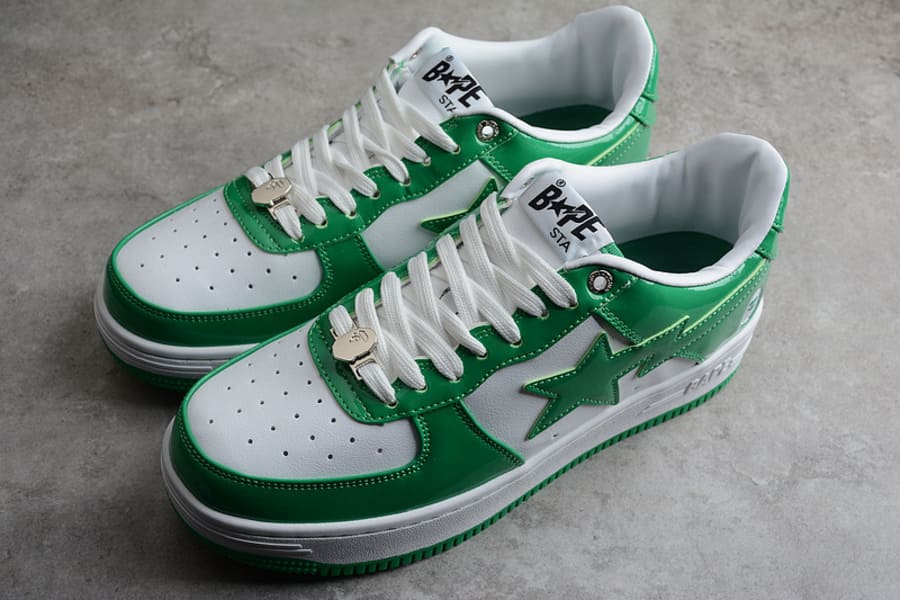 A Bathing Ape Bape Sta Low Green