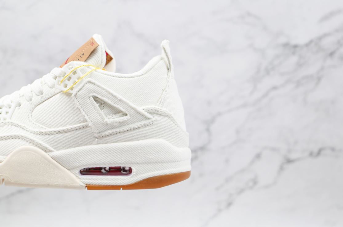 Levi's x Air Jordan 4 White Denim