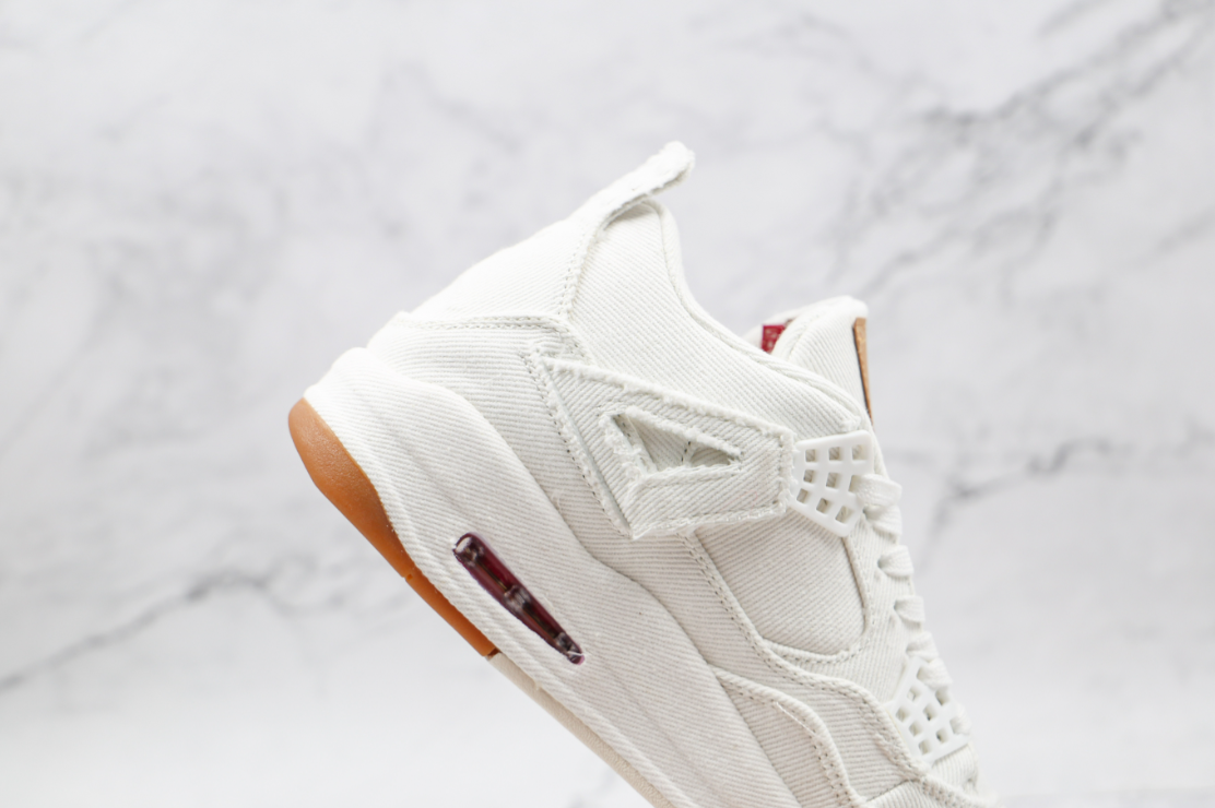 Levi's x Air Jordan 4 White Denim