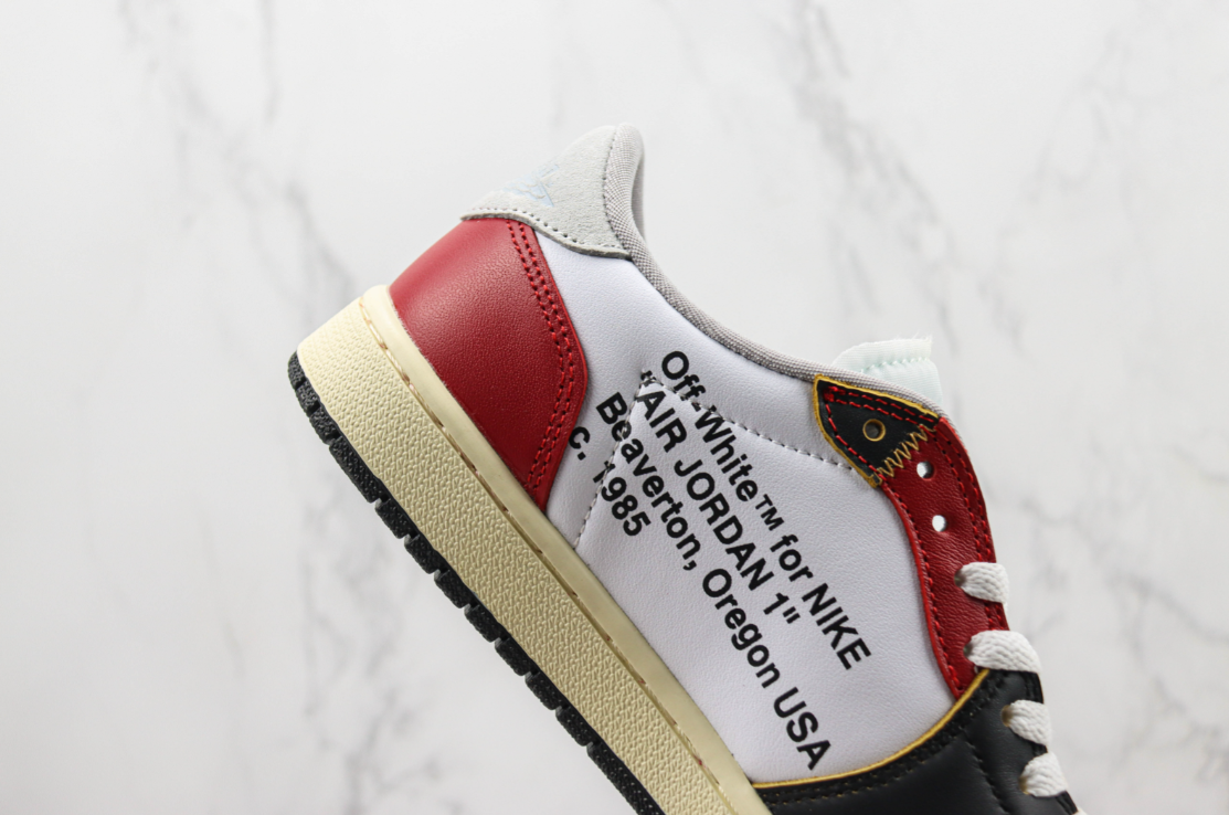 Nike Air Jordan 1 Low x OFF White - Red