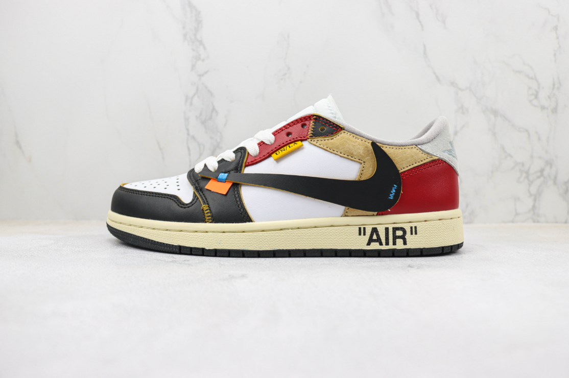 Nike Air Jordan 1 Low x OFF White - Red