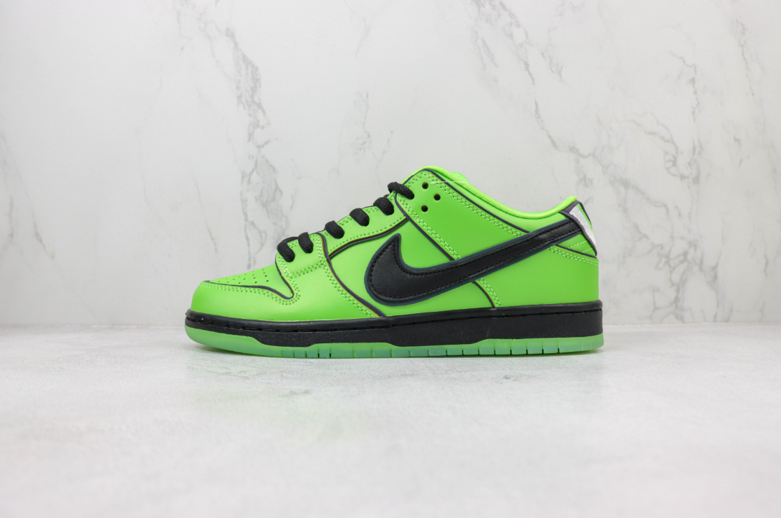 Nike SB Dunk Low "Buttercup" The Powerpuff Girls