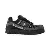 Louis Vuitton Black Crystal 'LV Trainer Maxi'