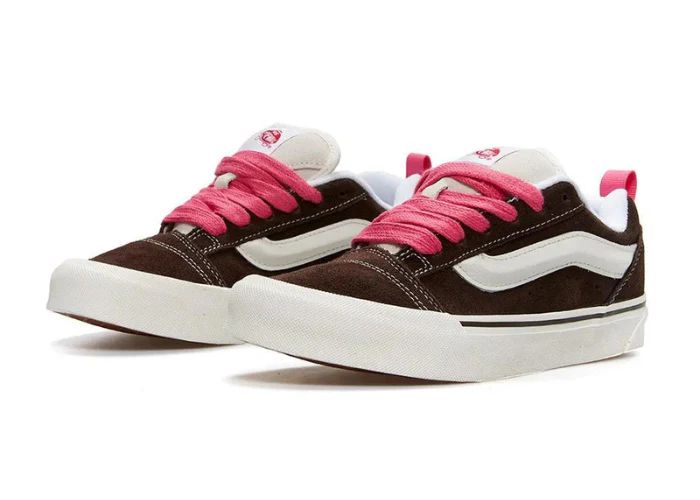 Vans KNU Skool Brown White Pink