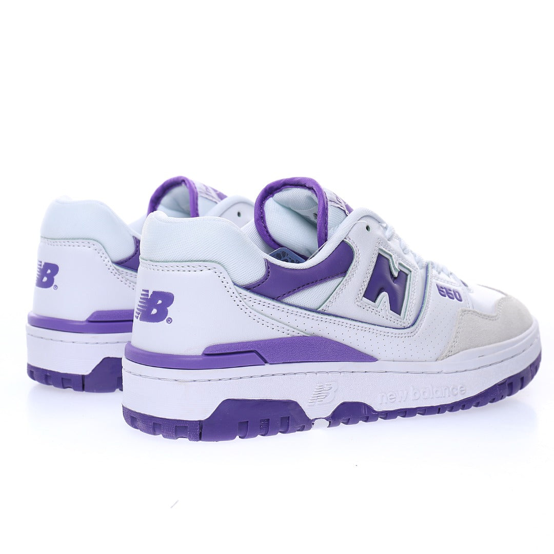 New Balance 550 Purple White